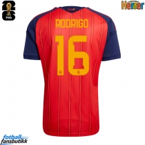 Spania Rodri Hernandez #16 Hjemmedrakt VM 2026 Kortermet